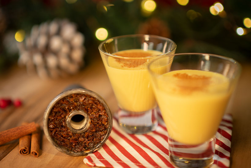 Holiday drink pairing Eggnog