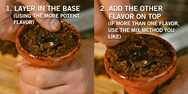 Layering Hookah Mix Style Instruction